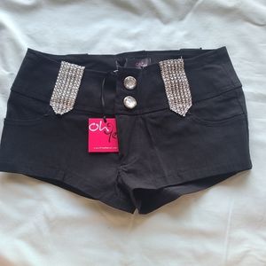 Black Short Shorts